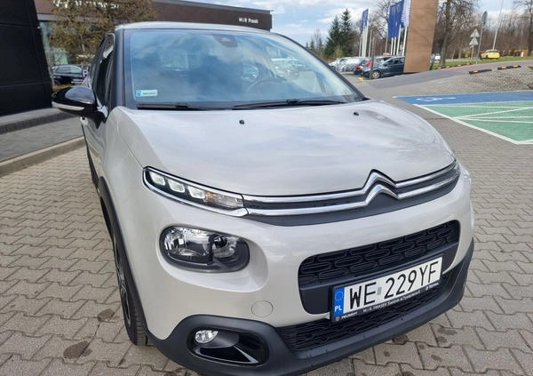 Citroen C3 cena 49900 przebieg: 99669, rok produkcji 2019 z Radom małe 497